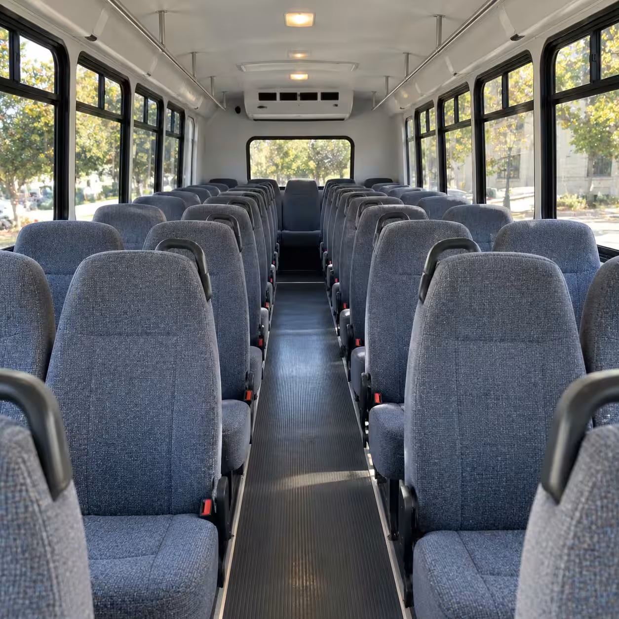 25 passenger minibus inside