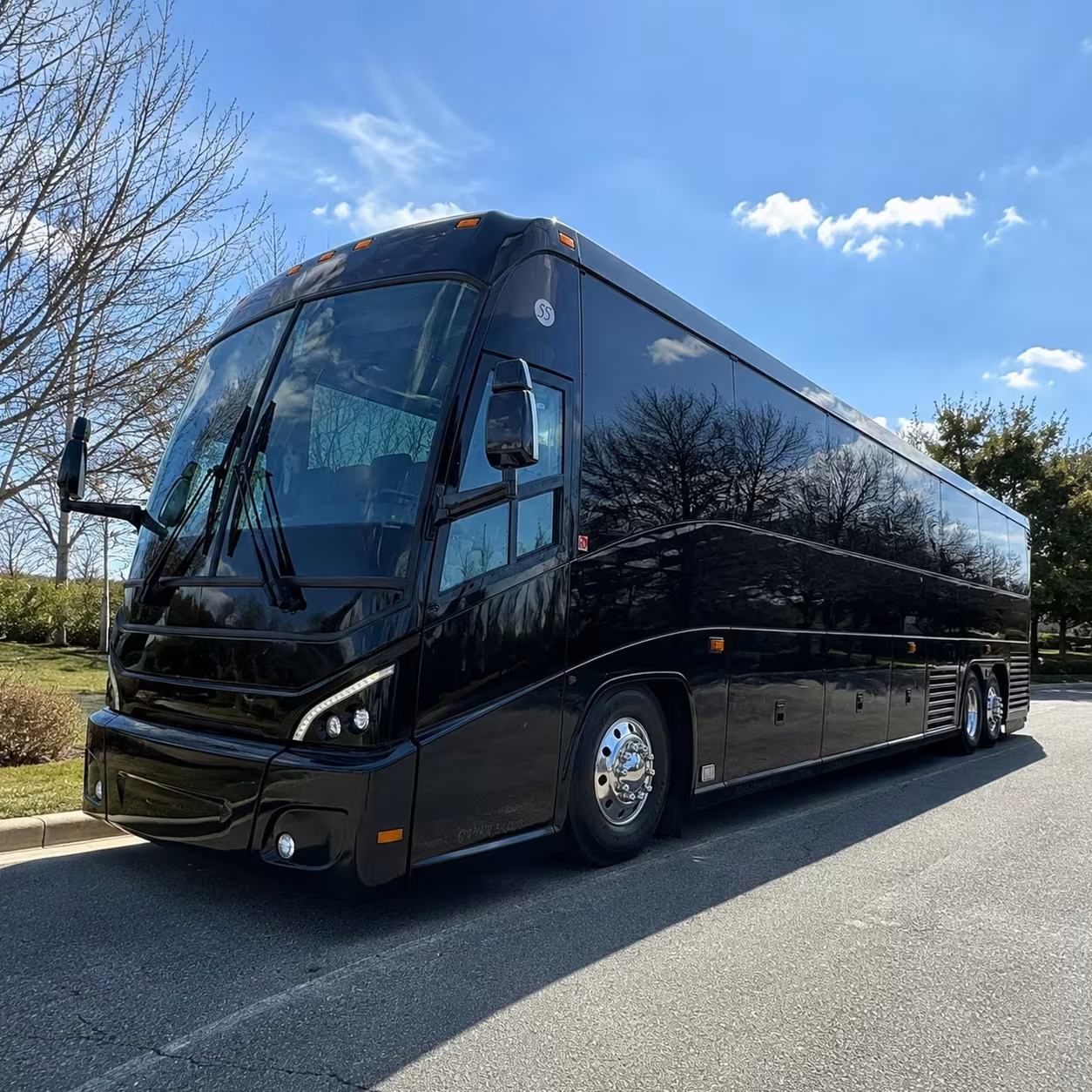 56 passenger charter bus